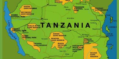 На мапи Танзанији