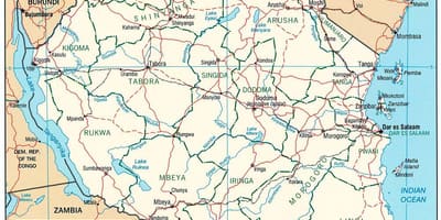 Нова мапа Танзанији