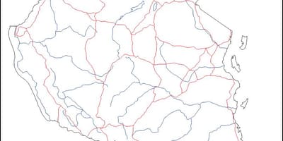 Празна мапа Танзанији