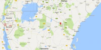 Локација Танзанија на мапи света
